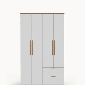 Roupeiro ALENA com 4 portas e 2 gavetas