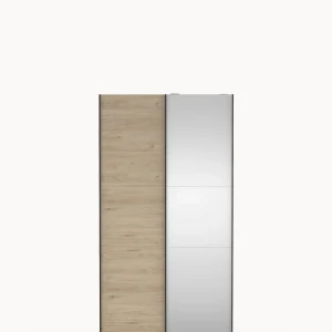 Roupeiro COMO com 2 portas, espelho e cómoda integrada