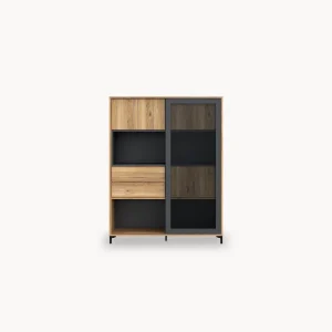 Aparador alto NERO com 4 portas e 2 gavetas