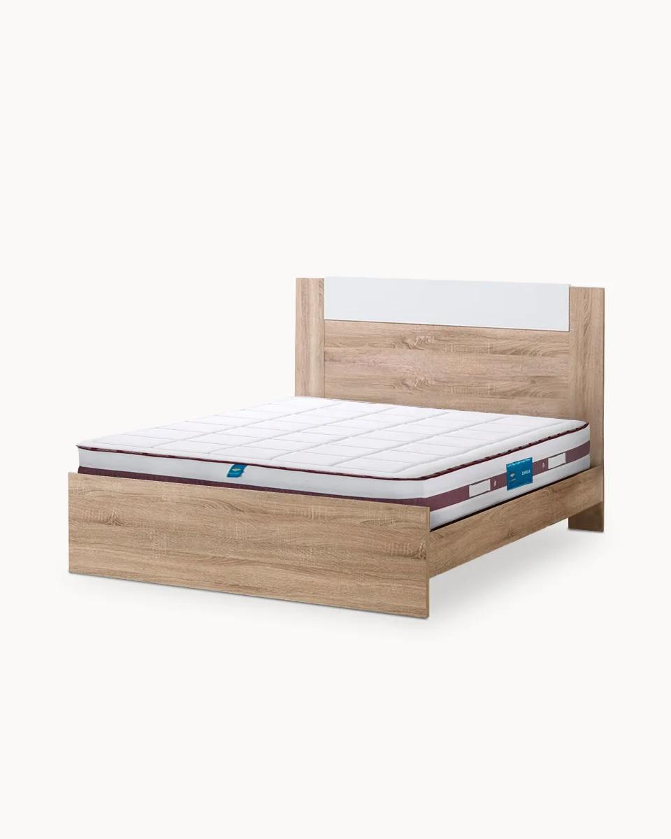 Pack cama de casal PARIS + colchão ZURIQUE