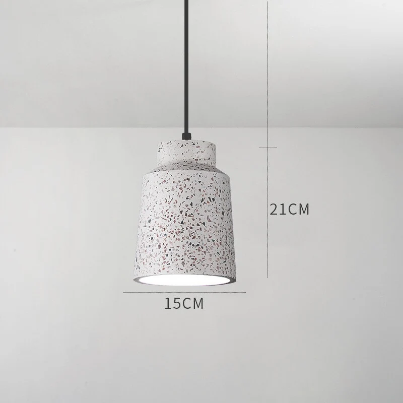 Pendente de Pedra Cimento Estilo Granilite Detaila - Image 3