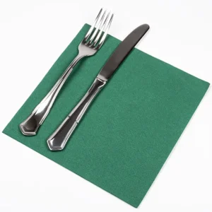 Guardanapos de Mesa Verdes Folha Dupla PPP 40x40cm | 1200un