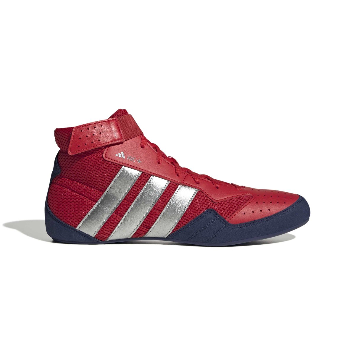 Ringerschuhe Adidas Havoc Plus - Rot/Silber/Dunkelblau