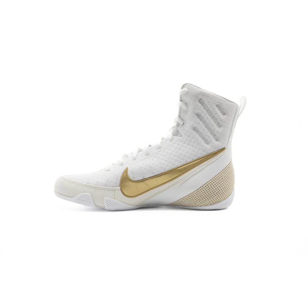 Boxschuhe NIKE Machomai 3 - Weiß/Gold - Image 3