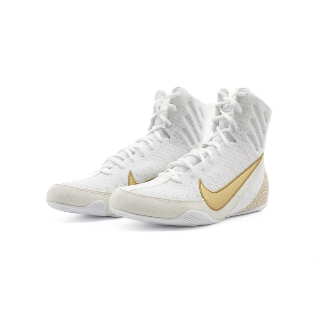 Boxschuhe NIKE Machomai 3 - Weiß/Gold - Image 5