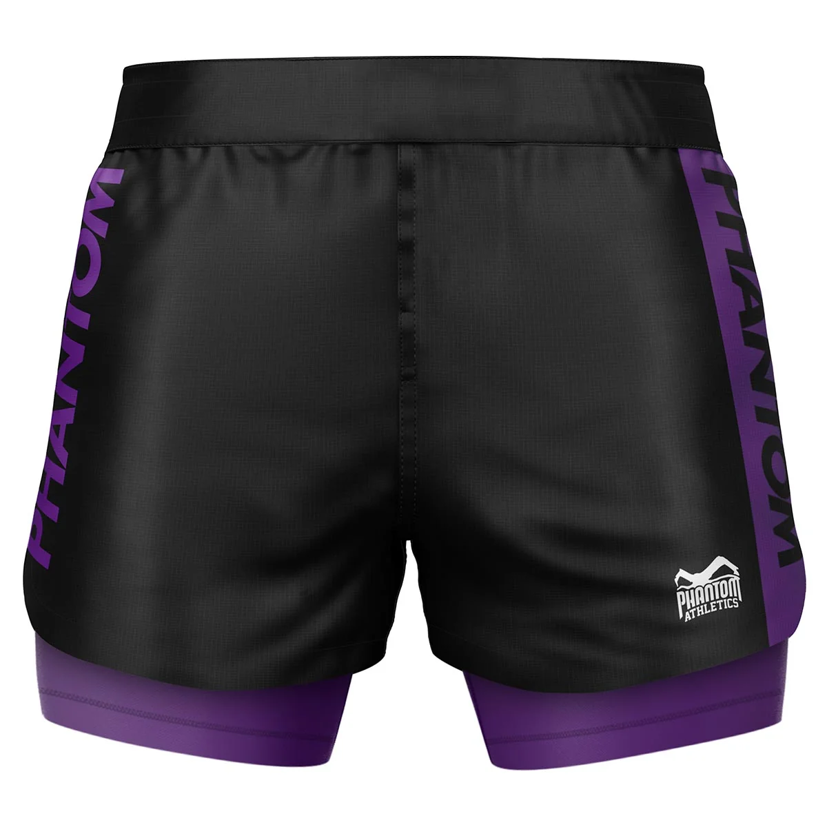 Fightshorts FUSION-R 2in1 RANKED - Weiß - Image 6