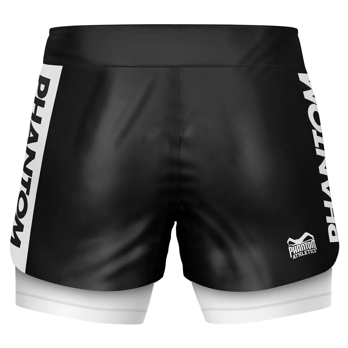 Fightshorts FUSION-R 2in1 RANKED - Weiß - Image 3