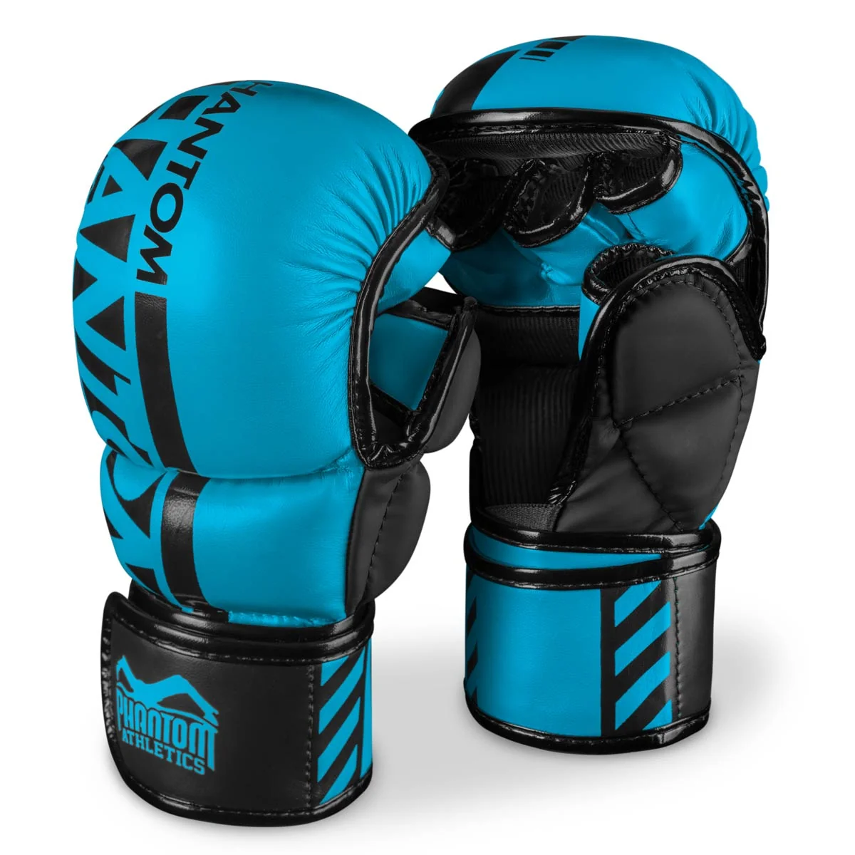 MMA Sparring Handschuhe APEX - Neon Blau - Image 2