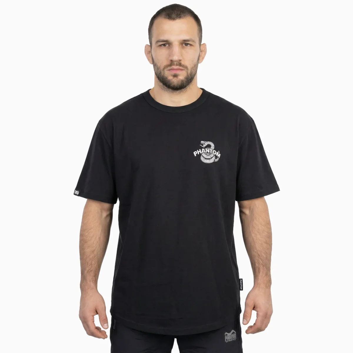 Oversize T-Shirt DON'T TREAD ON ME - Schwarz/Weiß - Image 3
