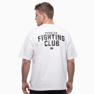 Oversize Heavy T-Shirt FIGHTING CLUB - Weiß