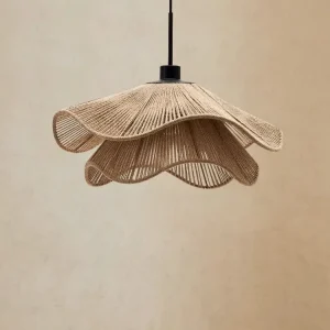Pendente Luminária de Corda Rattan