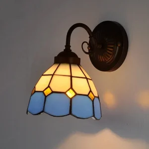 Arandela Lâmpada de Parede Tiffany Vitral
