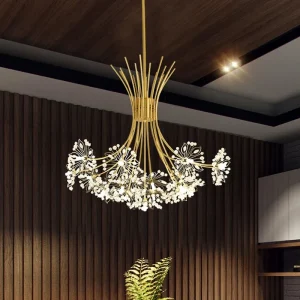 Lustre Buque de Cristal LED