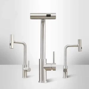 Torneira de Cozinha Removível de Aço Inoxidável Cascata Multifuncional Modelo Luxo