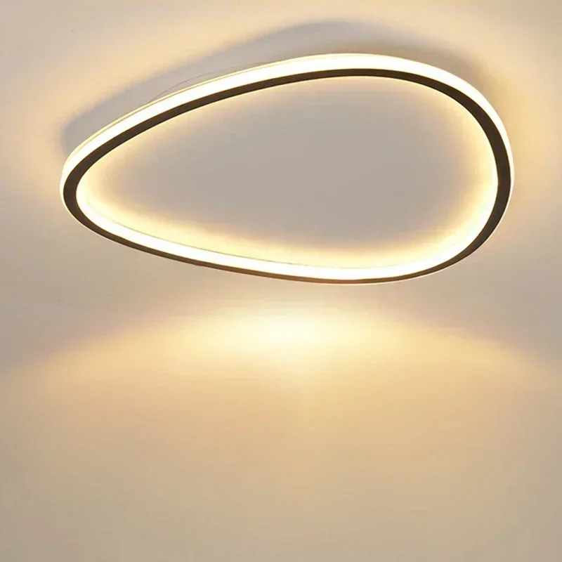 Plafon de Sobrepor Luminária Lustre de Teto Estilo Orgânico Slim - Image 2