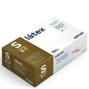 Luvas Latex Descartáveis sem Pó