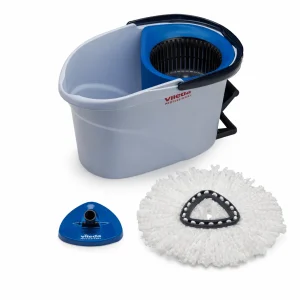 Balde com Pedal + Esfregona Rotativa VILEDA ULTRASPIN KIT
