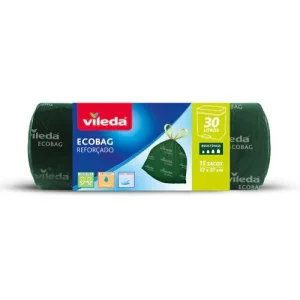 Sacos do Lixo em Rolo Vileda Ecobag 30L | 15un