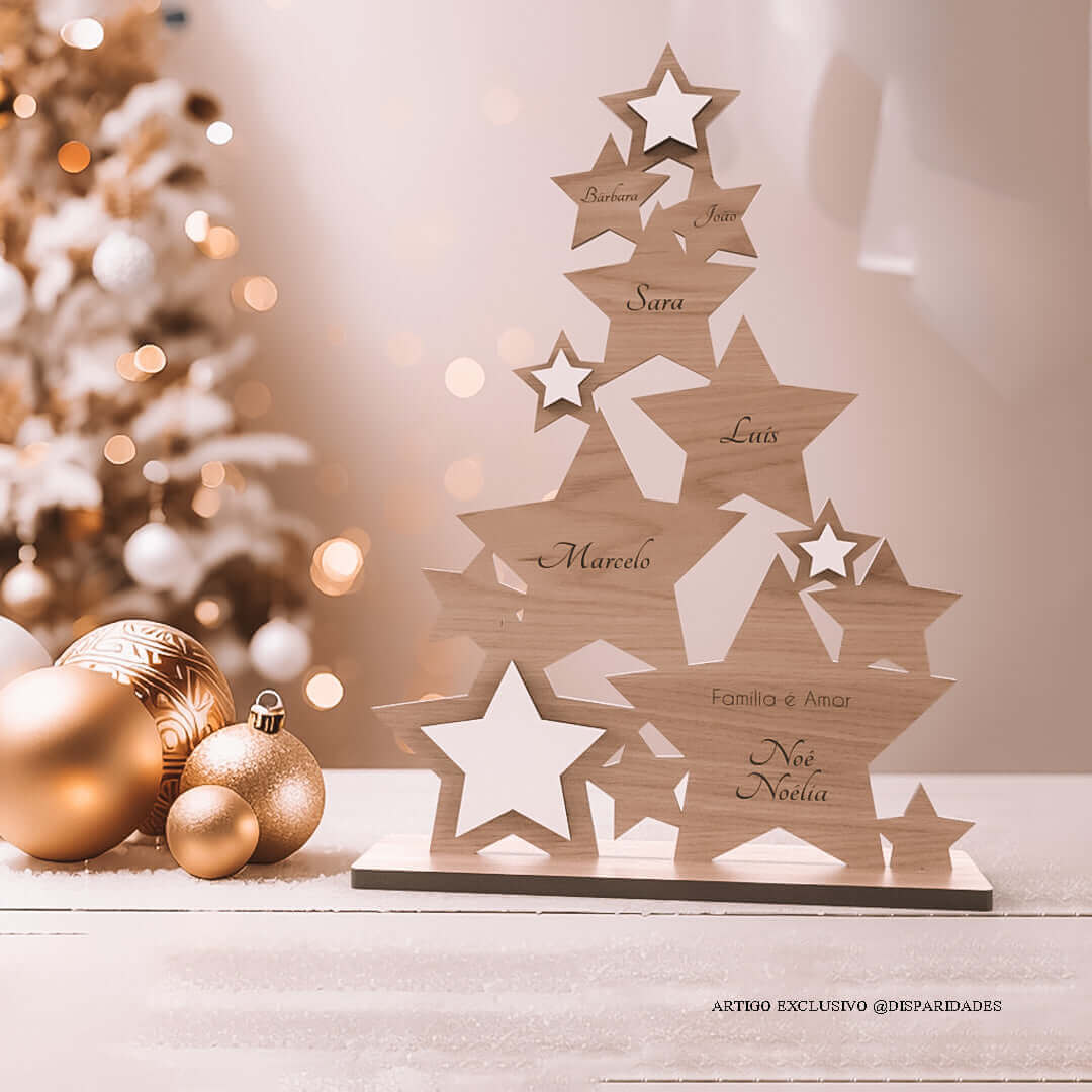 Árvore de Natal Estrelas da Família - Image 3