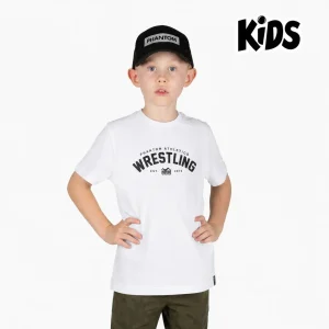 Kinder Wrestling T-Shirt - Weiß