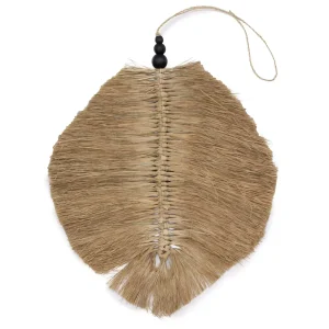 Pendente Decorativo em Folha de Raffia