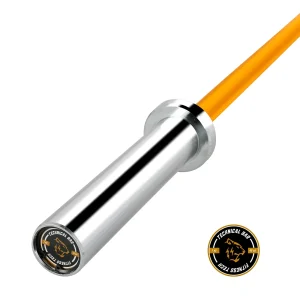 Barra técnica dourada 1,8 m x 50 mm – 2 rolamentos (45 kg)