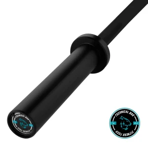 Barra técnica preta de 1.8m x 50mm – 2 rolamentos (45 kg)