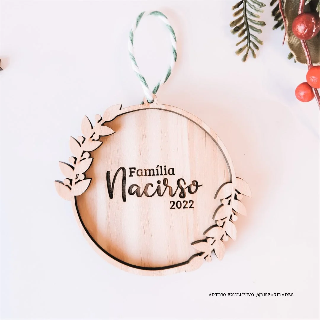 Bola de Natal Folha de Louro - Image 7