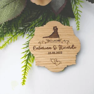 Lembrança de Casamento - Forma Vintage (com íman)