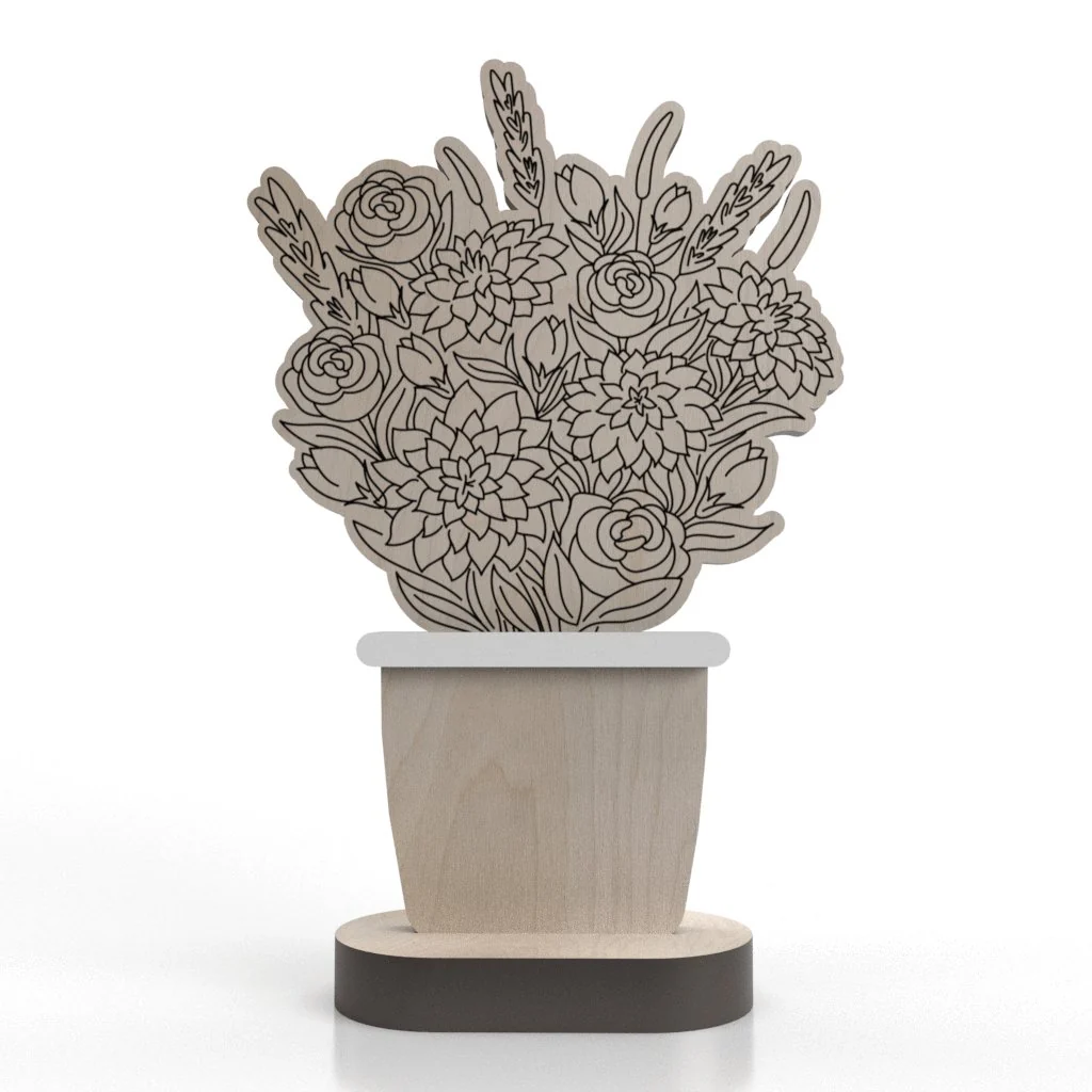 Lembrança de Casamento Vaso com Flores - Image 6