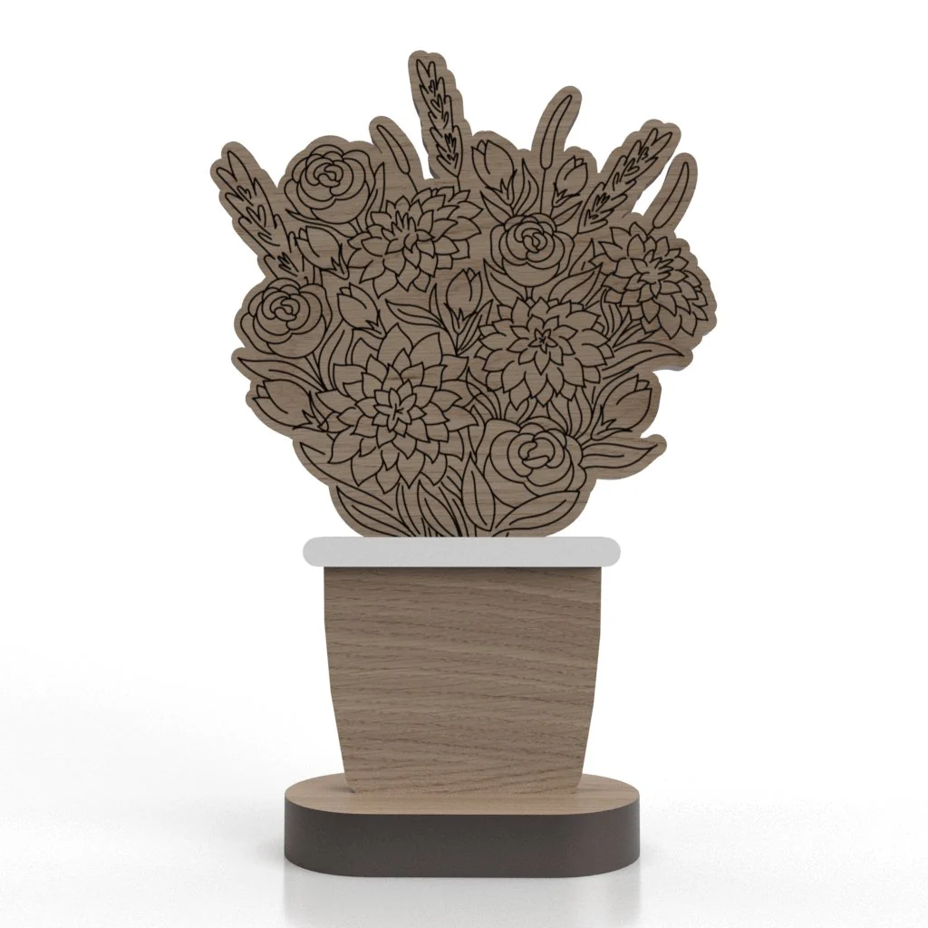 Lembrança de Casamento Vaso com Flores - Image 8