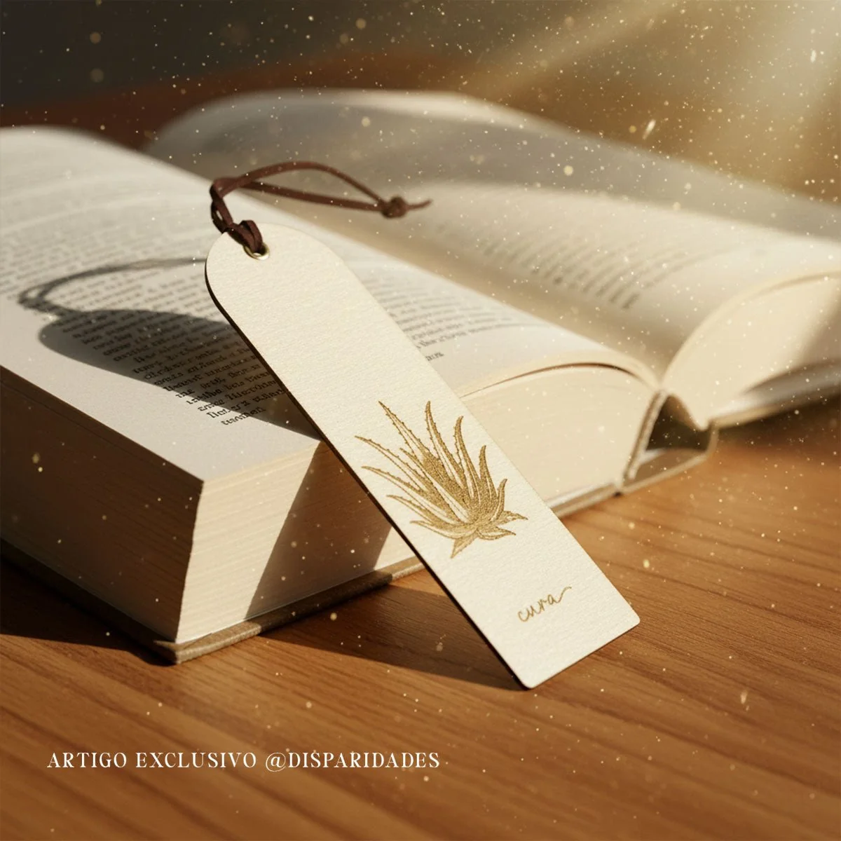 Marcador de Livro em Madeira Rústica | Essências - Image 3