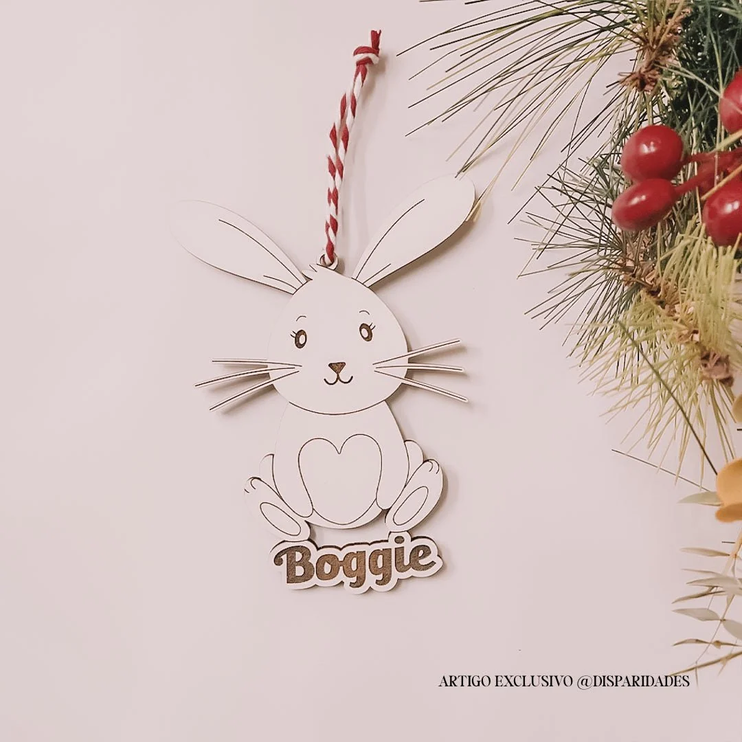 Pendente de Natal - Coelho - Image 4