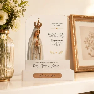 Placa Decorativa Avós | Nossa Senhora de Fátima