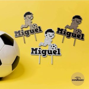 Topo de bolo "Futebol"