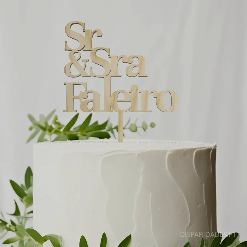Topo de Bolo "Sr & Sra" - Image 4